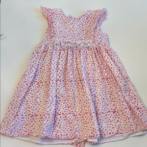 Bella Bliss Pink Spot Patterned Dress